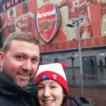 We made it. Emirates stadium selfie