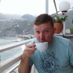 Breakfast was serverd on the balcony every morning