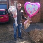 BashaBill outside mothers house