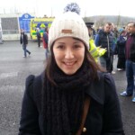 Woolly supporters hat to stop the hair from freezing.