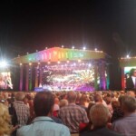 Somewhere over the Rainbow was being sung