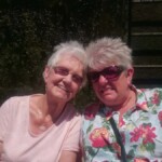 Two grannies. One happy one mildly aggressive. Both beautiful though eh! (Barf!)