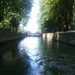 The second lock we passed through on our boat trip around Maastricht.