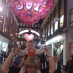 Party time in Carnaby Street. Nanny does most of the dancing