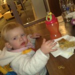 Someone fancied some Chinese food, most of which fell on the floor though.