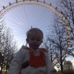 Check me out! Centre shot in front of the London eye