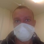 Still neutropenic at this point but they let me go for a walk along the corridor if I wore the mask.