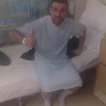 Off to have the Groshong line installed in my new dress.