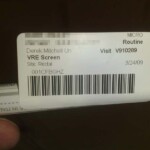 The site this swab had to be taken from was unexpected.