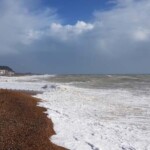 Froth as far as the eye can see.