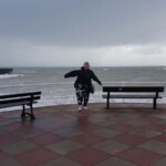 Nanna posing with Storm Brian