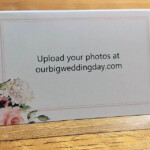 Reverse of table place name cards.